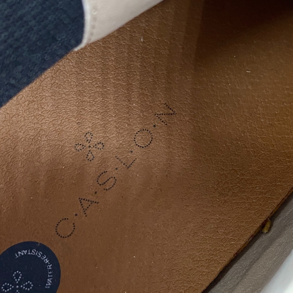 Caslon Aidy Water Resistant Wedge Suede Sneakers Side Zip Women's Size 8.5 Beige - Picture 9 of 11